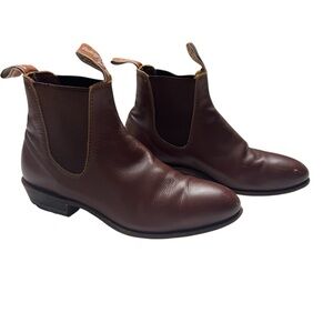 R.M. WILLIAMS Lady Yearling Chelsea Boots US 8 Brown